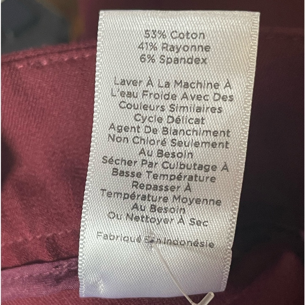 Talbots Chatham button hem ankle pants - Picture 7 of 9